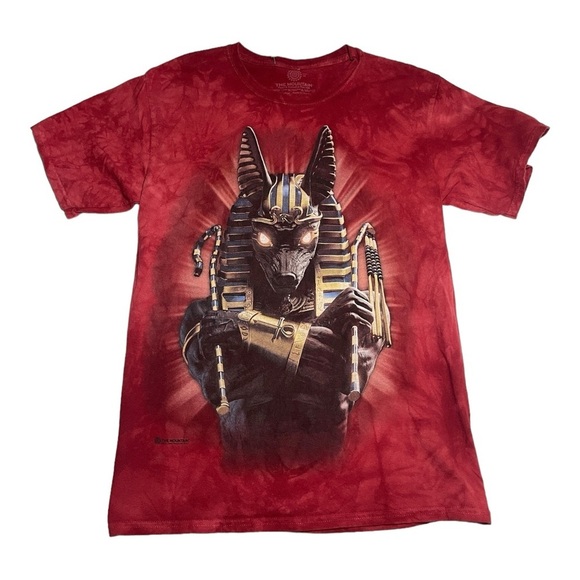 The Mountain Red T Shirt M Pharoah Mummy King Tut Egyptian Figure - Picture 1 of 3